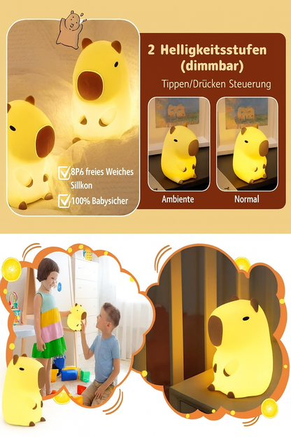 CapyGlow - Das niedliche Capybara Nachtlicht